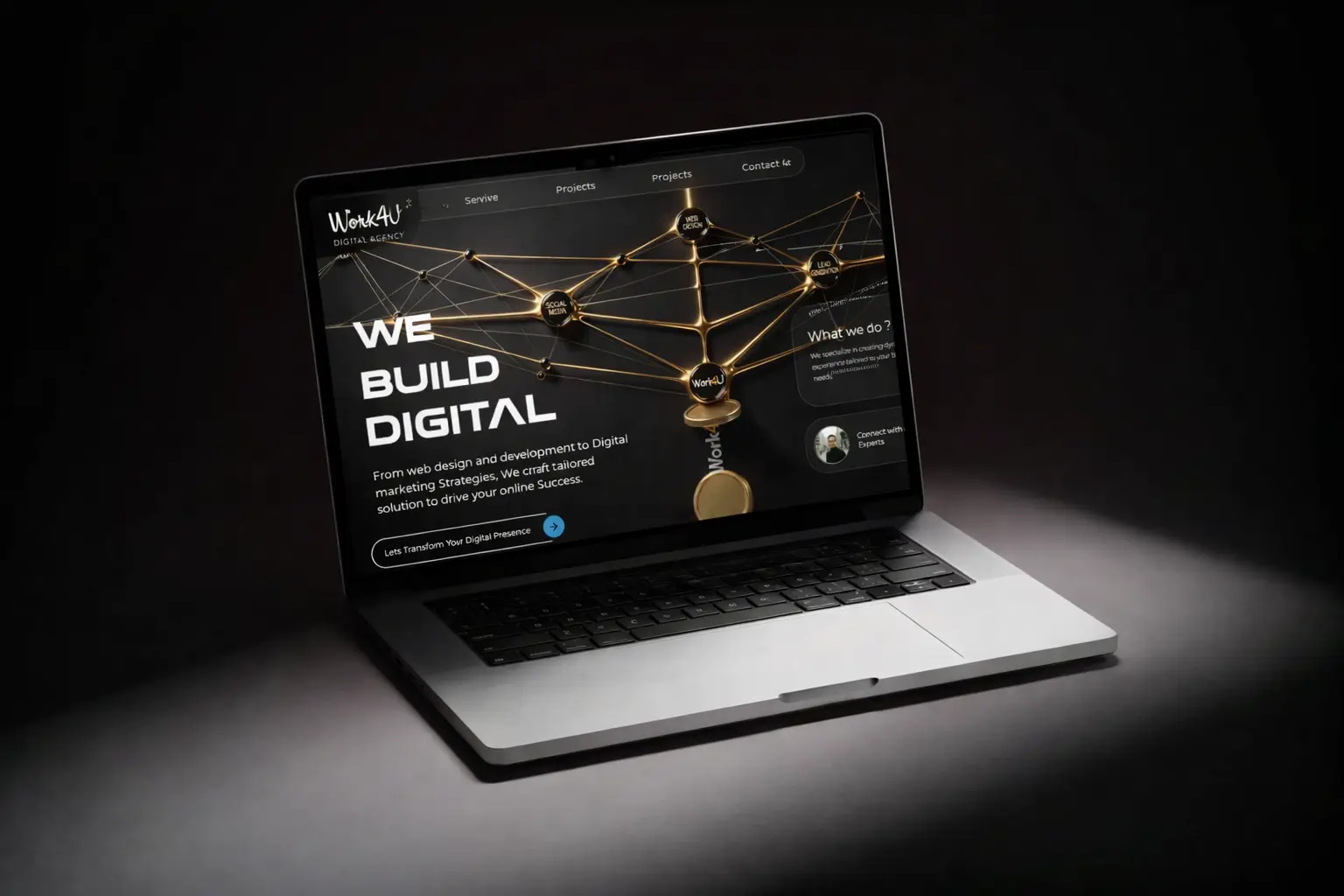 SMMA Agency website design by Quroix Labs