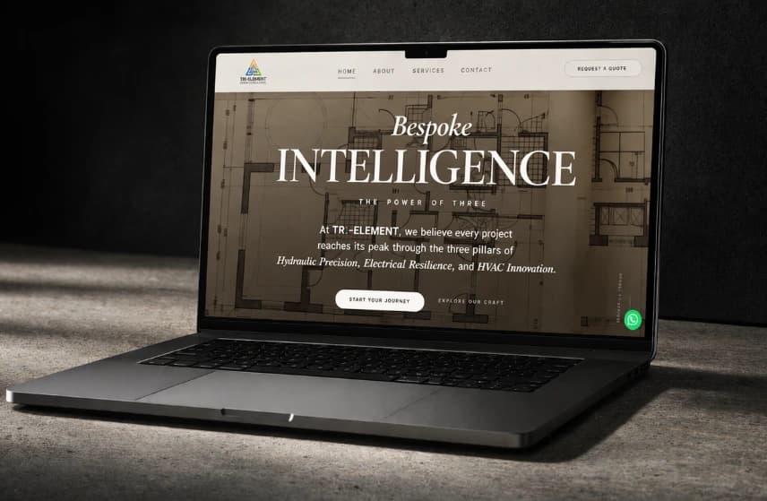 MEP Design Consultants custom website development by Quroix Labs