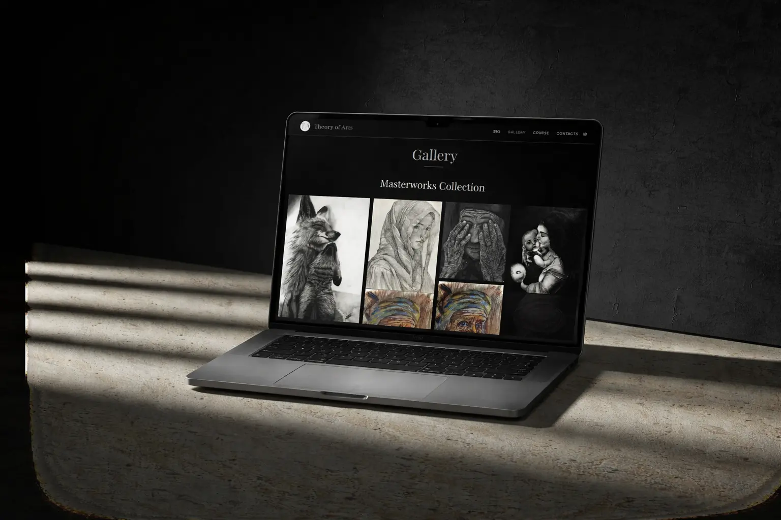 Essentia - Artist Portfolio Website by Quroix Labs